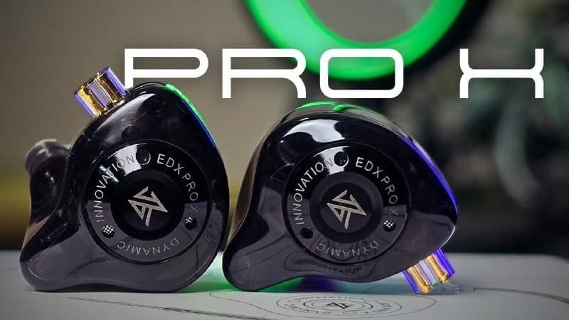 Fone de Ouvido KZ EDX Pro X, Hi-Fi Dynamic Drive Earphone HIFI