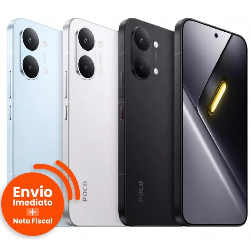 Celular Xiaomi Poco X8 PRO 5G 256GB NFC Tela Amoled 50MP Versão Global Lançamento