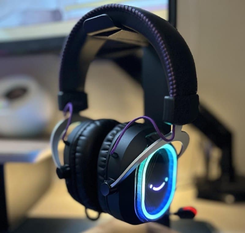 Headset Gamer Fifine Ampligame H13, 7.1 Surround, Microfone Removível, RGB, Para PC/PS5/Xbox, Preto - H13