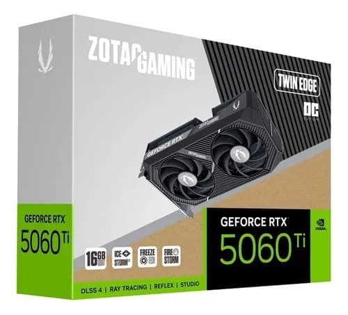 Placa De Video Zotac Geforce RTX 5060 Ti 16GB Twin Edge Oc
