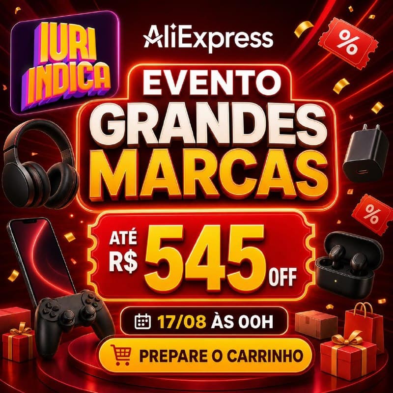 PROMOÇÃO ALIEXPRESS GRANDES MARCAS!