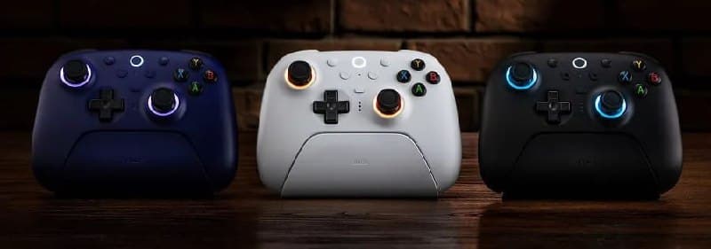 Controle 8BitDo Ultimate 2 Wireless com Dock, RGB, Joystick TMR, Motion Control, Trigger mode, sem fio, 1000mAh, t1000hz, botões extras