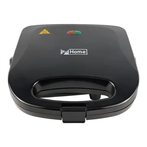 Sanduicheira Grill Antiaderente Preta 750W SAN004 - Seven Home