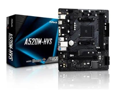 Placa Mãe ASRock A520M-HVS AMD AM4