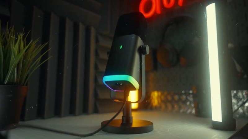 Fifine AM8 Microfone Dinâmico RGB