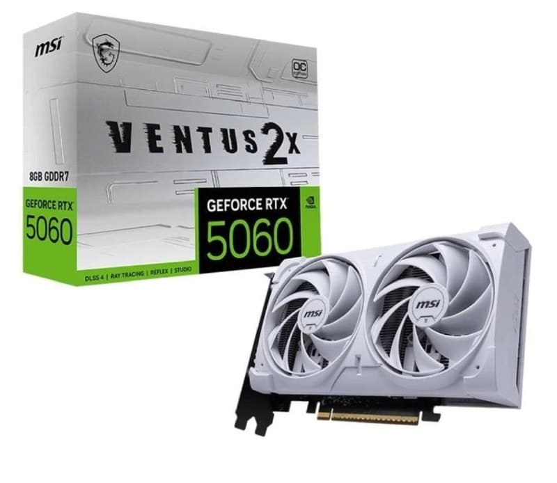 NVIDIA GeForce RTX 5060 Ventus 2X OC White - 2.575