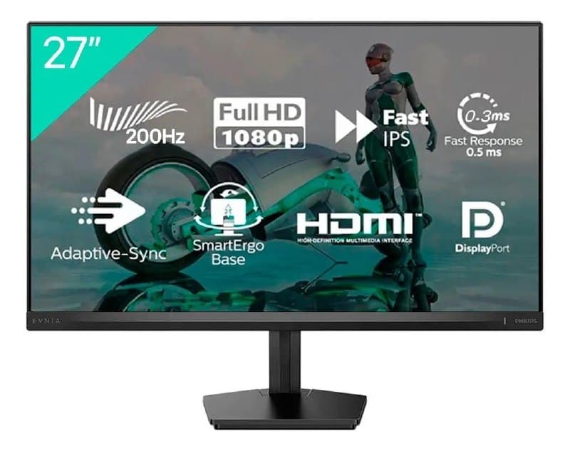 Monitor Gamer Philips Evnia 27'' 200hz 0
