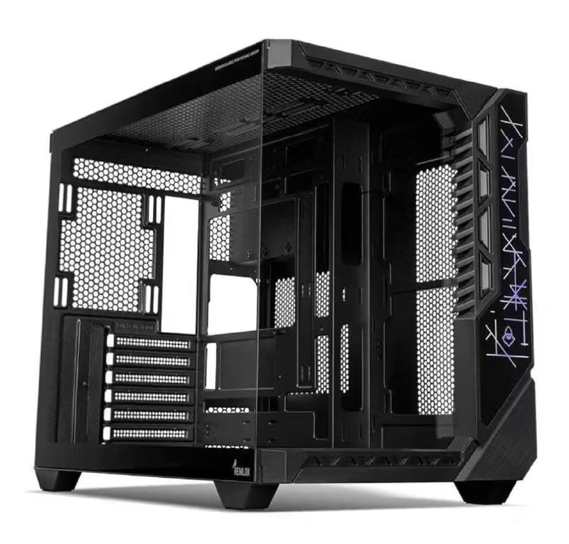 Gabinete Gamer Mancer Hemlok, Mid-Tower, Lateral de Vidro, Preto, Mcr-Hemlok-Bk