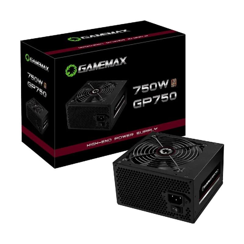 Fonte De Alimentacao 750w Gp750 80 Plus Bronze Gamemax Cor Preto