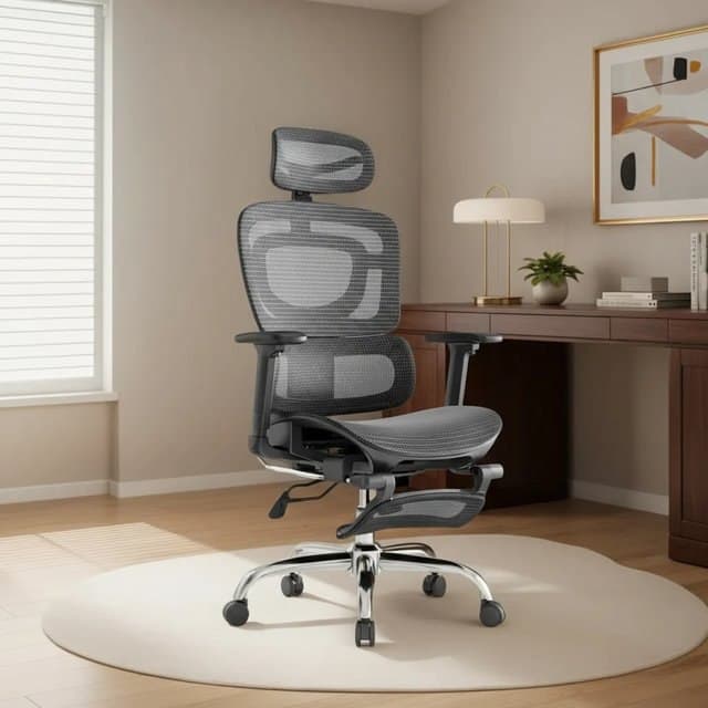 Cadeira Escritório Ergonômica Mônaco Bt07/Wt07 Luvinco Malha Respirável