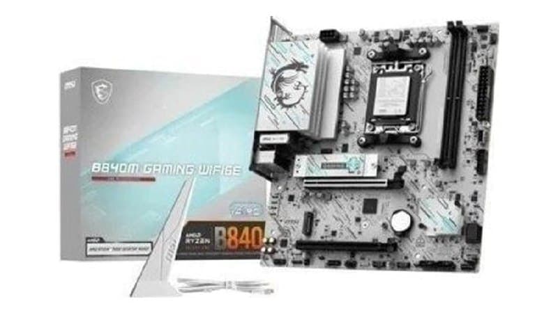 Placa Mãe MSI B840m Gaming WiFi 6e AM5 DDR5 mATX Ryzen M.2 NVME HDMI DP Gamer🔥