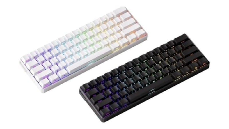 Teclado Magnético Akko Fun60 Pro He, Rgb, 8000Hz, Gatilho rápido 0.001