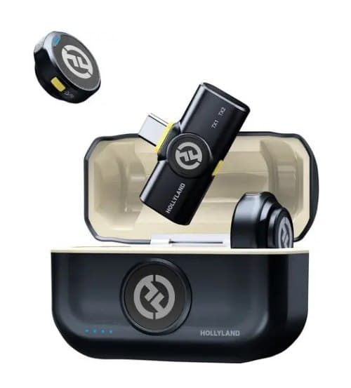 Hollyland Lark M2 Microfone S/ Fio P/ iPhone 15/16/17 E Android USB-C HL-LARK M2