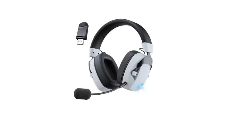 BL100 Headset Wireless Acinaci 2.4G Sem Fio Bluetooth USB 3.5mm 1200mAh
