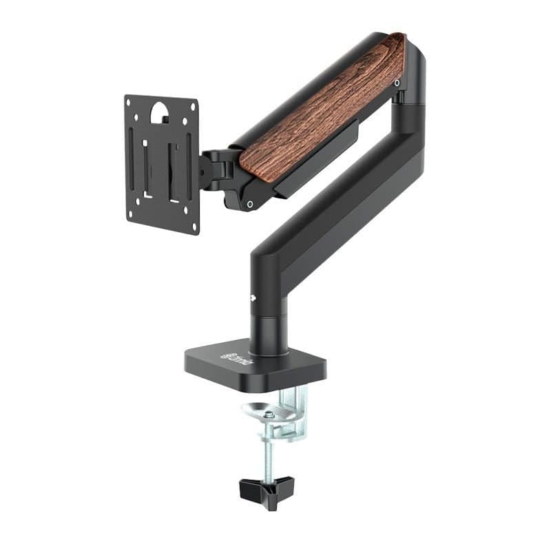 Suporte Articulado Para Monitor Zinnia Rust 100 Preto 17 a 32 Pol com Pistão a Gás, VESA 75x75/100x100, Ajuste de Altura e Capacidade até 9 kg