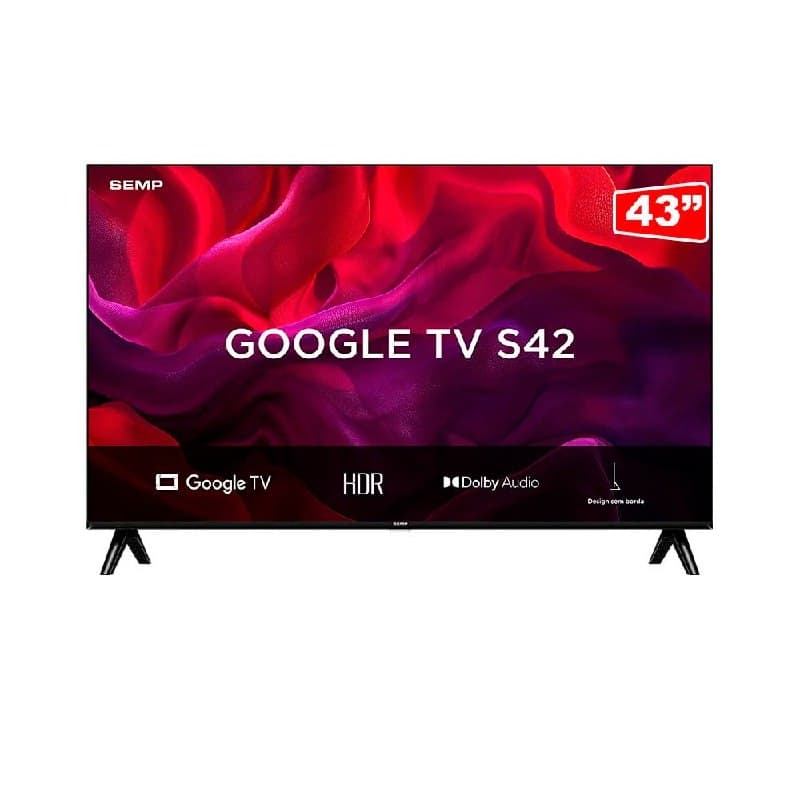 Tv 43'' Semp Led Google Tv Android Full Hd 43s42