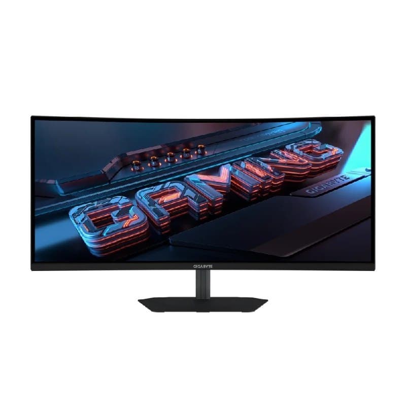 Monitor Gamer Curvo Gigabyte 34", QHD, 200Hz, 1ms, VA, Adaptive-Sync, FreeSync Premium, HDR 400, Som Integrado, Preto - G34WQC2