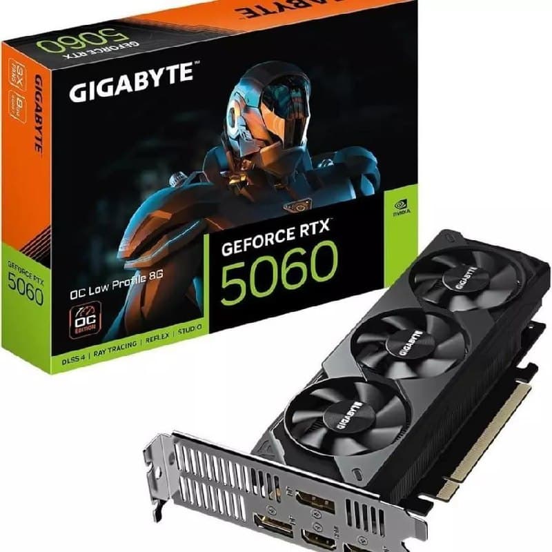 PLACA DE VIDEO GIGABYTE GEFORCE RTX 5060 LOW PROFILE 8GB