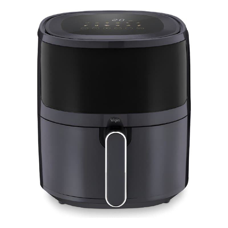 Fritadeira Elétrica Visio Fry Elgin 5L 1700w Air Fryer Digital Cinza