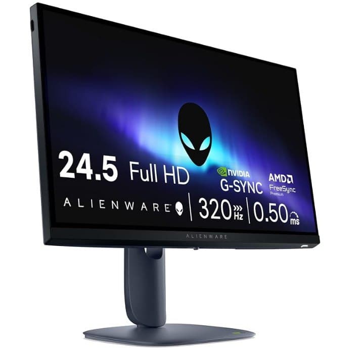 Monitor Gamer Dell Alienware 25" IPS 320Hz Full HD G-Sync Pivot
