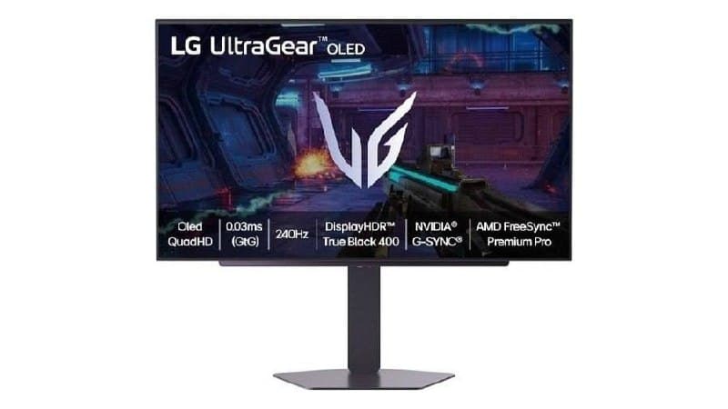 Monitor Lg UltraGear™ Oled 27Gx704a-B 27" Qhd 0.03ms (GtG) 240Hz Nvidia G-Sync Amd FreeSync Premium Pro Vesa Cle