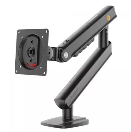 Suporte de Mesa Ergonômico North Bayou Single Arm A5-B, Articulado, Para Monitores 17 Até 32 Pol, Preto