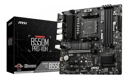 Placa-Mãe MSI B550M PRO-Vdh AM4 HDMI VGA DP