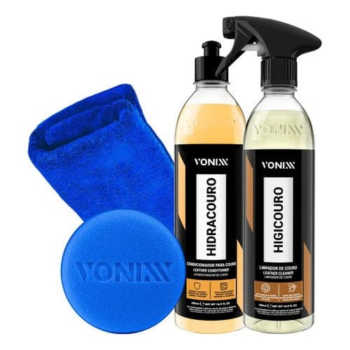 Kit Limpeza E Hidratação De Couro Vonixx