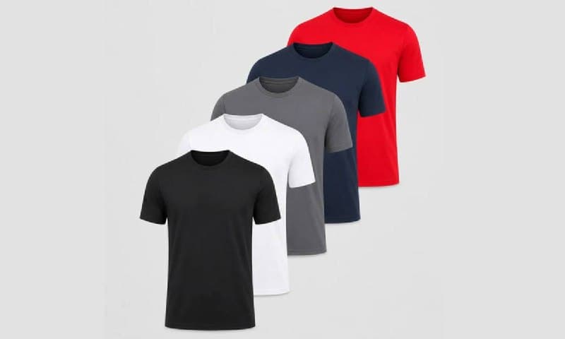 KIT 5 CAMISAS BASICAS