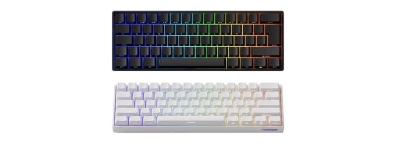 Teclado Magnético MonsGeek Akko Fun60 com Fio RT 0.01mm 0.125ms 8000Hz Fun60Pro Fun 60