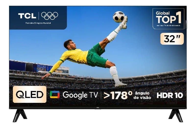 Tcl Qled Smart Tv 32 32s5k Fhd Google Tv