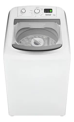 Máquina De Lavar Branca Consul 12kg Com Dosagem Econômica E Cor Branco 220v