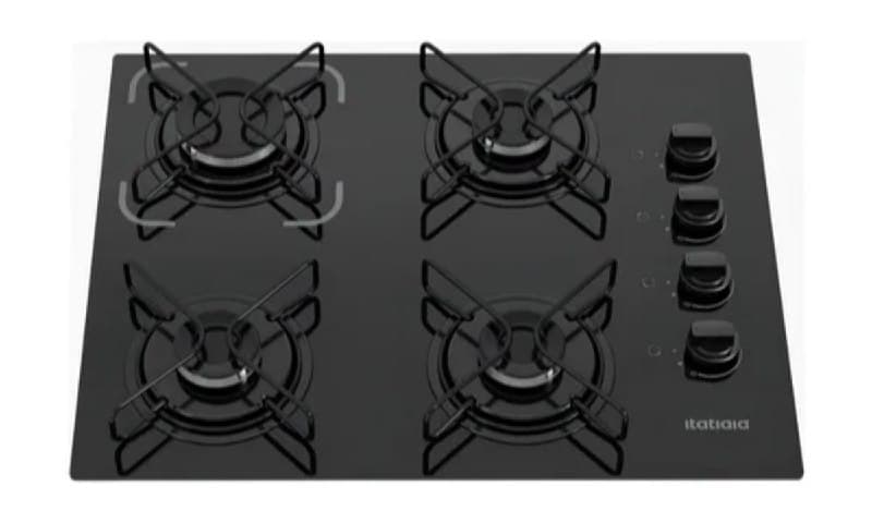 Cooktop Itatiaia Essencial 4 Bocas Preto – Bivolt com Acendimento Automático