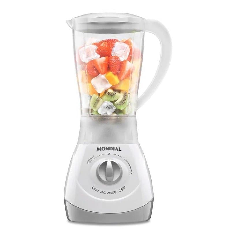 Liquidificador Mondial Easy Power 550W L-550-W 220VLiquidificador Mondial Easy Power 550W L-550-W 220V