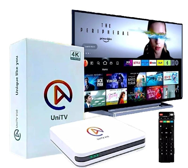 UNITV V10 Set Top Box Original Wi-Fi Assista Canais E Séries Entrega Pronta No Brasil Rádio TV Digital