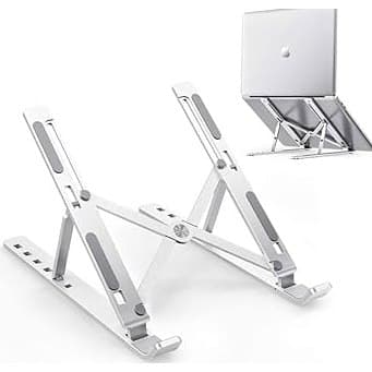 DAGUAN Suporte Para Notebook Base Dobrável de Alumínio Ergonômico Ajustável Fino Portátil Com Estojo