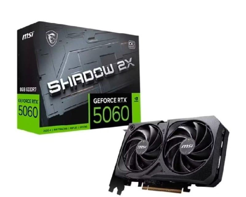 RTX 5060 8GB MSI SHADOW DUAL OC