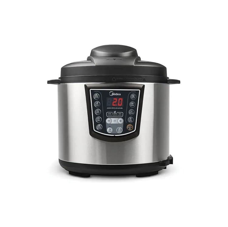 Panela de Pressão Elétrica 6 L Digital Inox Midea 127v