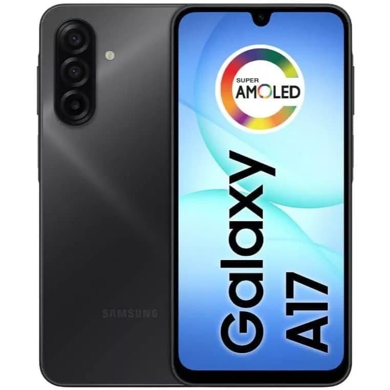 Smartphone Samsung Galaxy A17 4G 256GB 8GB RAM Câmera Tripla Traseira de até 50MP Selfie 13MP 6.7"