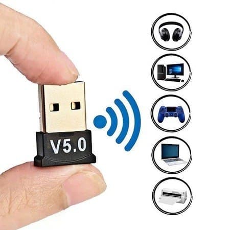 Adaptador E Receptor USB Bluetooth 5.0 Plug usb Transmissor de audio para Notebook/PC