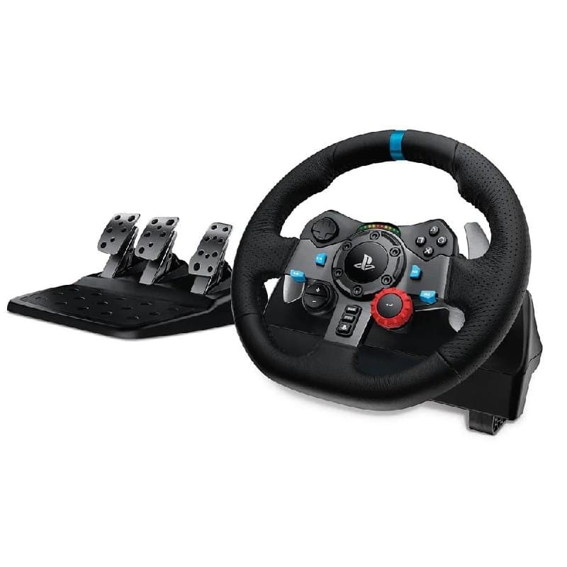 Volante Logitech G29 Driving Force c/ Pedal - PS5, PS4 e PC