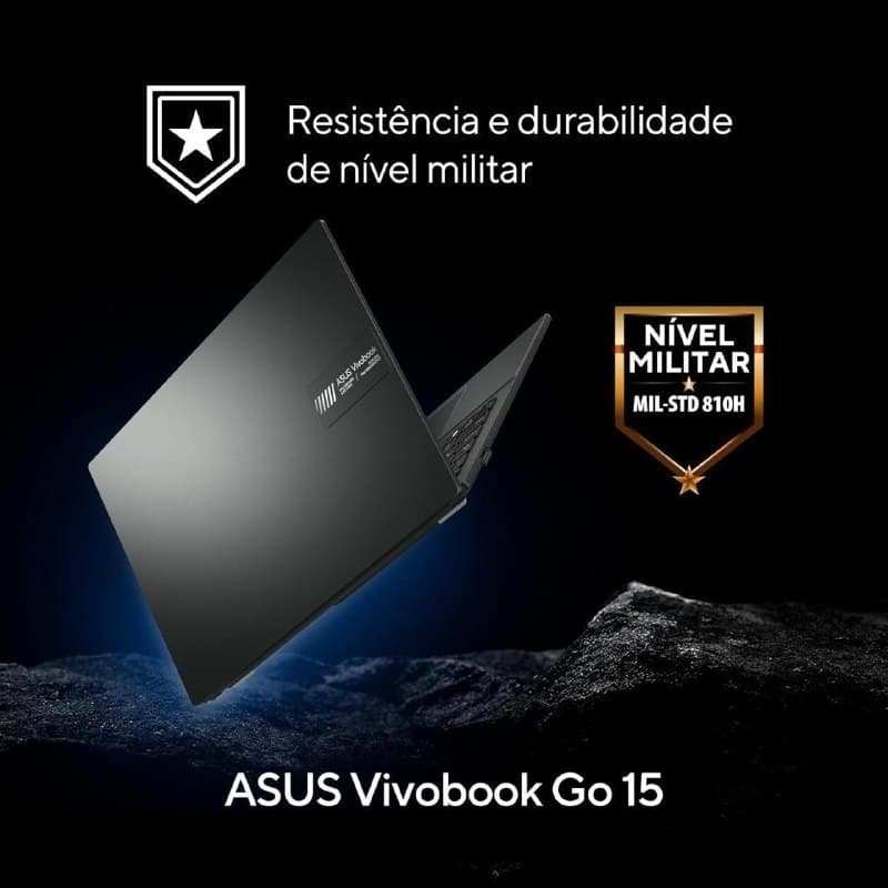 Notebook ASUS Vivobook Go 15 E1504FA AMD Ryzen 5 7520U 8Gb Ram 256Gb Ssd Linux 15,6" FHD - NJ731