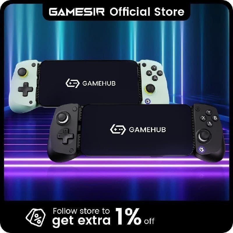 Controle Gamepad GameSir X5 Lite USB-C Android iPhone 15/16 Mobile Hall Effect