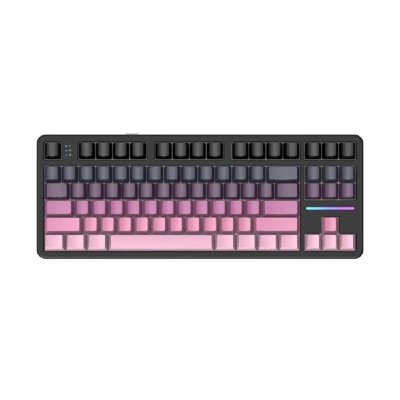 Teclado Sem Fio Mecanico Gamer Attack Shark X87 Rgb Tri Mode Wireless Bluetooth Usb C Blackberry X87