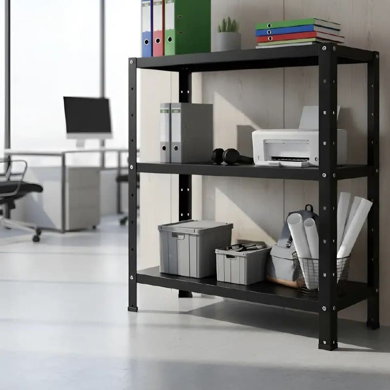 Estante Armario Prateleira De Aço Organizador Multiuso 68cm X 60cm X 28cm 3 Bandejas Resistente