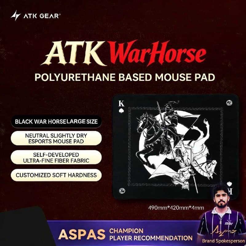 Mouse Pad Original ATK Warhorse 490x420 (Black)