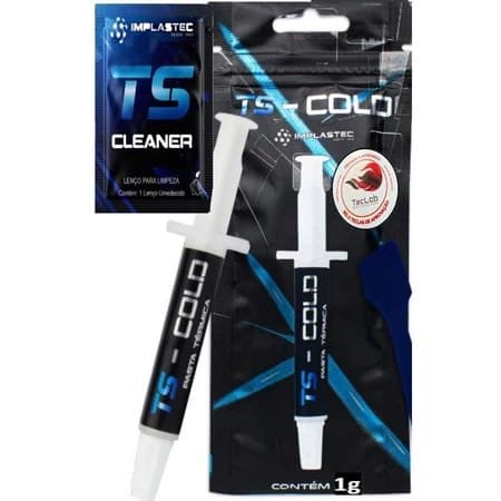 Pasta Térmica TS Cold 01 (UM) Grama Ideal para Processador Placa de Vídeo Smartphones Drone e Console CPU