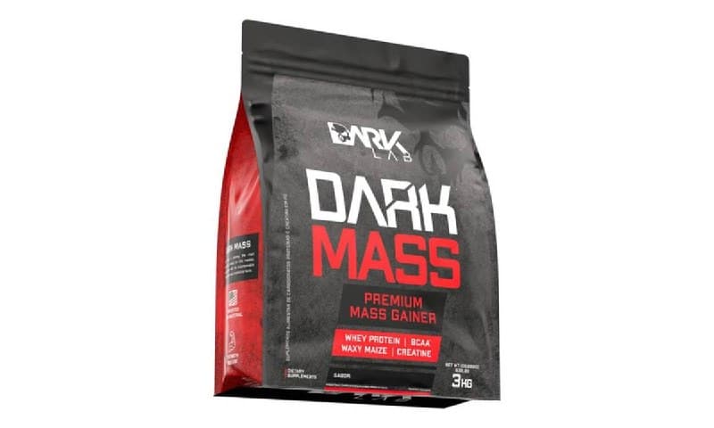 Hipercalórico Dark Mass 3kg Chocolate Branco c/ Morango Dark Lab