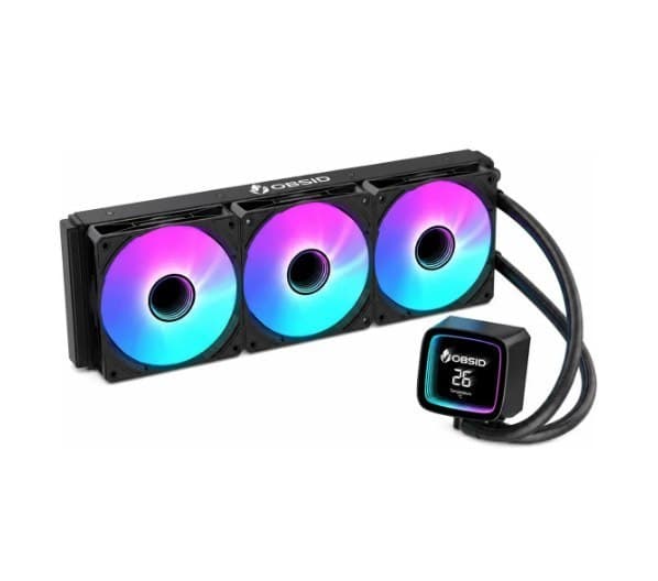 Water Cooler Obsid Pro 360 C/ Display Lcd E Argb Amd E Intel