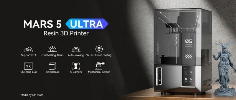 Impressora 3D de Resina Elegoo Mars 5 Ultra 9K